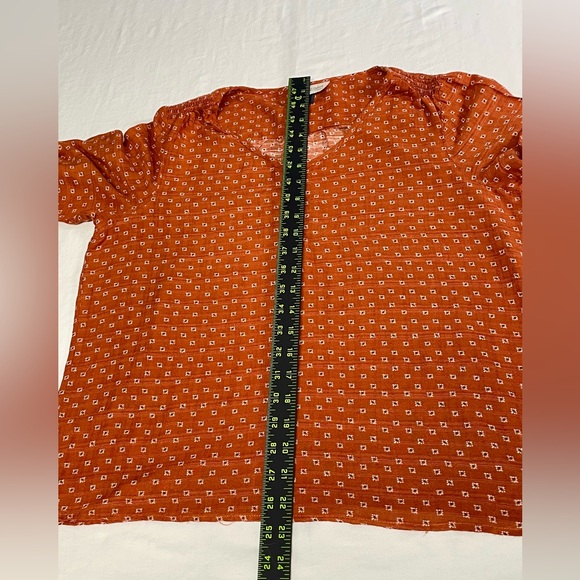 Universal Thread Terracotta Blouse, Size XS - Picture 7 of 7